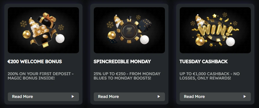 Betzino Casino bonus offers and promotions